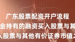 广东股票配资开户流程详解本基金持有的融资买入股票与其他有价证券市值之和