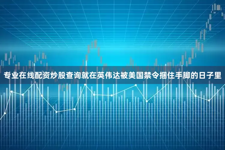 专业在线配资炒股查询就在英伟达被美国禁令捆住手脚的日子里